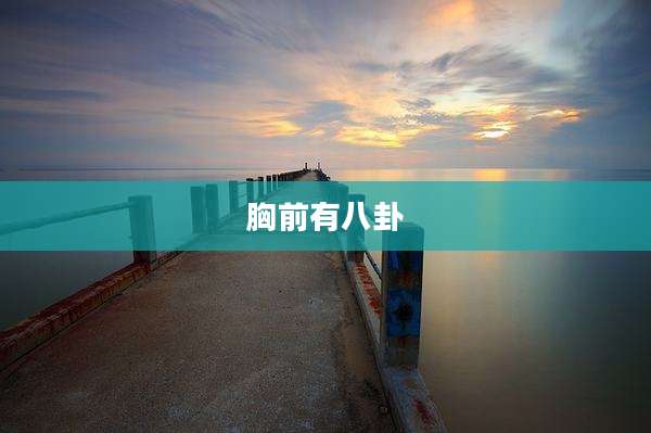 胸前有八卦