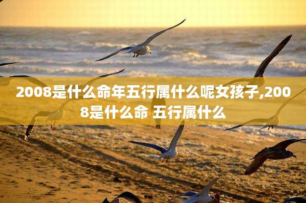 2008是什么命年五行属什么呢女孩子,2008是什么命 五行属什么