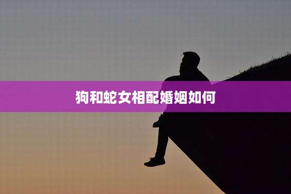 狗和蛇女相配婚姻如何