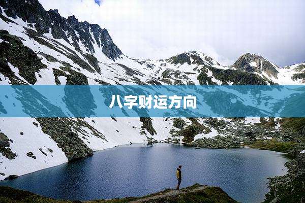 八字财运方向