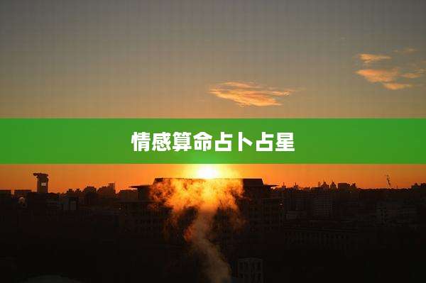 情感算命占卜占星