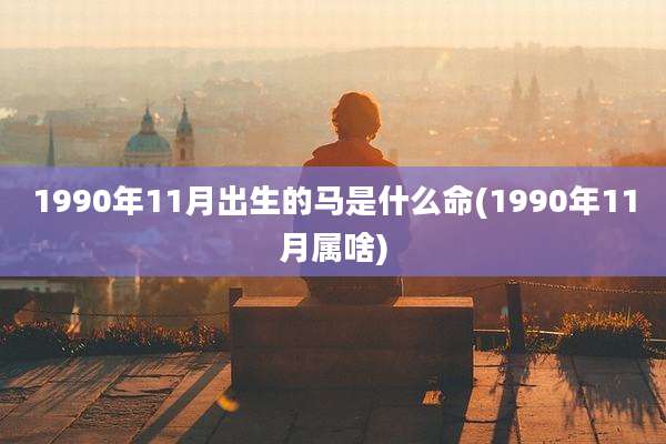 1990年11月出生的马是什么命(1990年11月属啥)