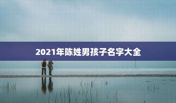 2021年陈姓男孩子名字大全