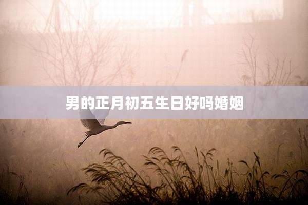 男的正月初五生日好吗婚姻