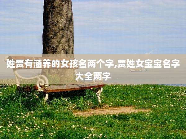 姓贾有涵养的女孩名两个字,贾姓女宝宝名字大全两字