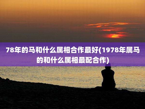 78年的马和什么属相合作最好(1978年属马的和什么属相最配合作)