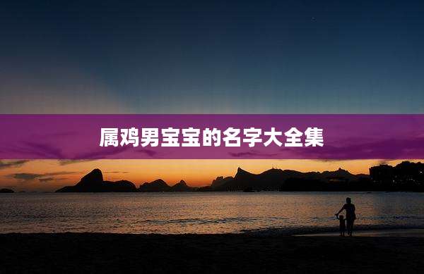 属鸡男宝宝的名字大全集