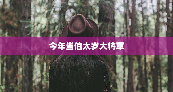 今年当值太岁大将军