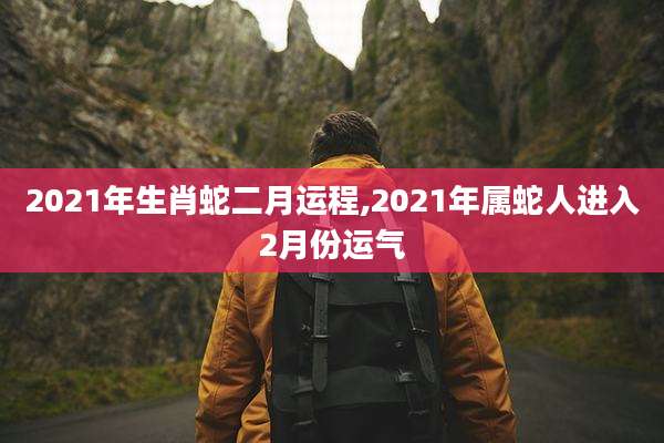 2021年生肖蛇二月运程,2021年属蛇人进入2月份运气