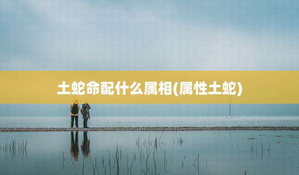土蛇命配什么属相(属性土蛇)