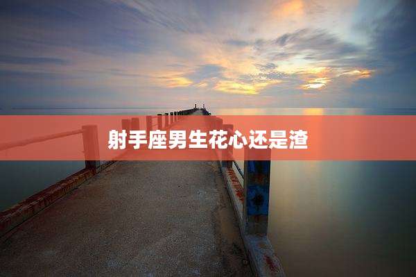 射手座男生花心还是渣