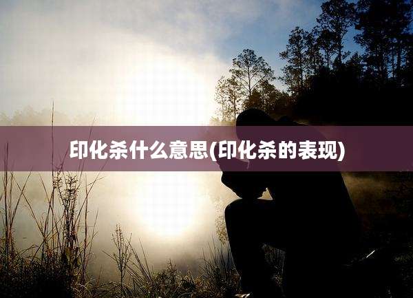 印化杀什么意思(印化杀的表现)