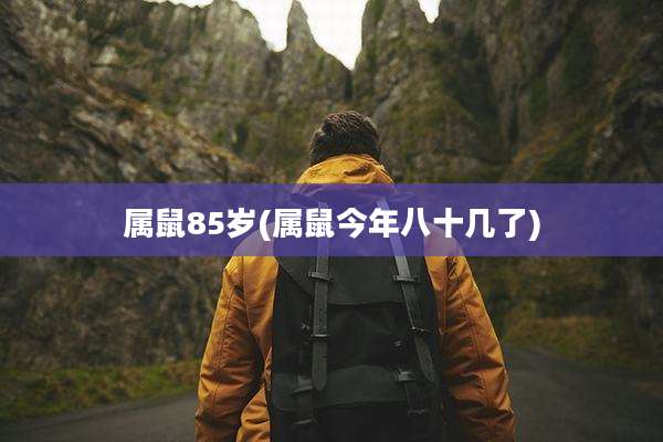 属鼠85岁(属鼠今年八十几了)