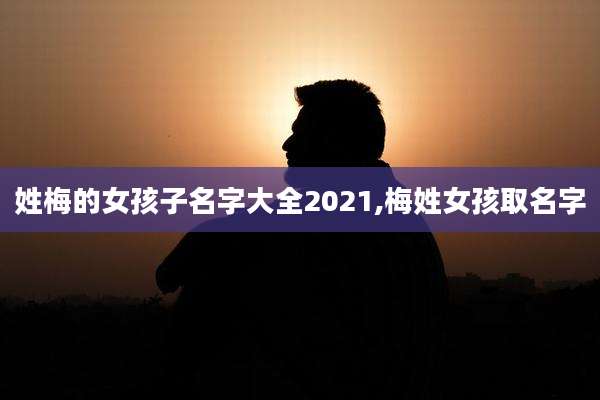 姓梅的女孩子名字大全2021,梅姓女孩取名字
