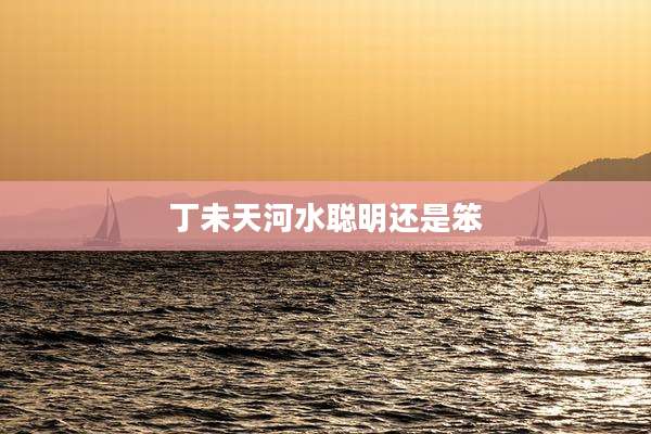 丁未天河水聪明还是笨