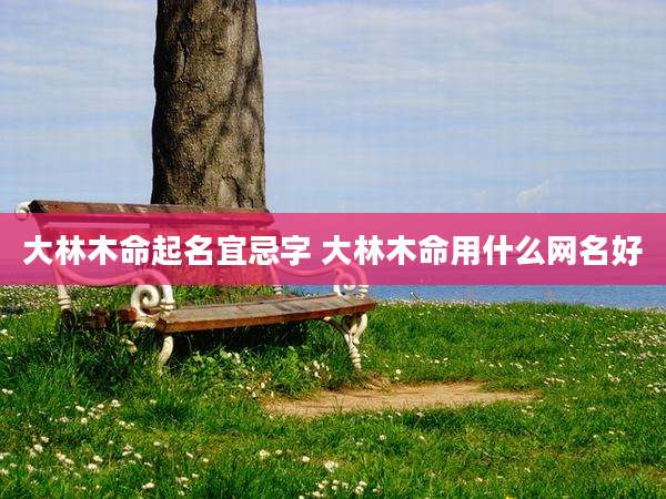 大林木命起名宜忌字 大林木命用什么网名好
