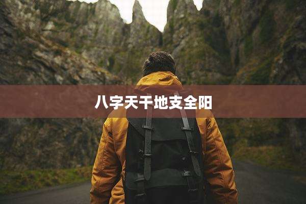 八字天干地支全阳