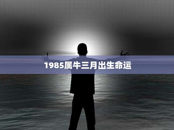 1985属牛三月出生命运