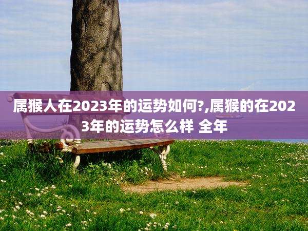 属猴人在2023年的运势如何?,属猴的在2023年的运势怎么样 全年