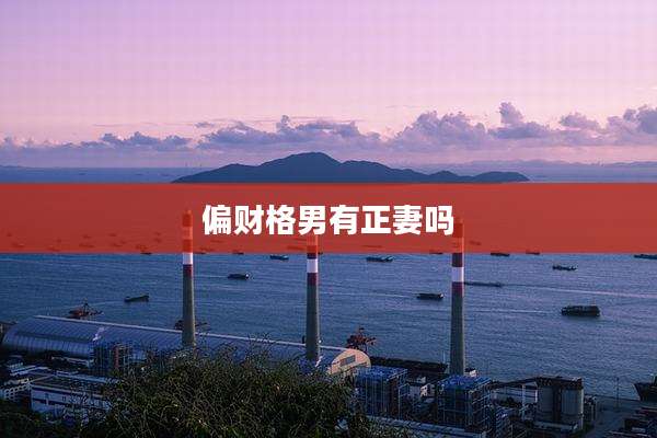 偏财格男有正妻吗