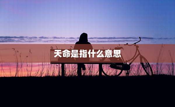天命是指什么意思
