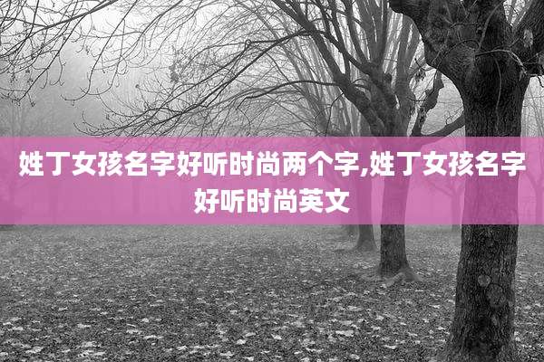 姓丁女孩名字好听时尚两个字,姓丁女孩名字好听时尚英文