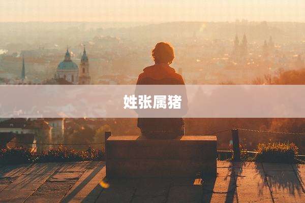 姓张属猪