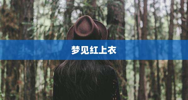 梦见红上衣