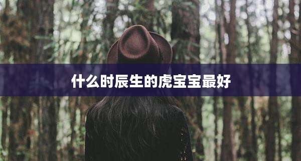 什么时辰生的虎宝宝最好