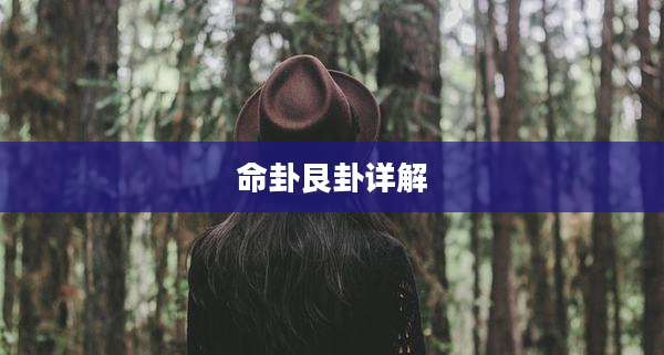 命卦艮卦详解