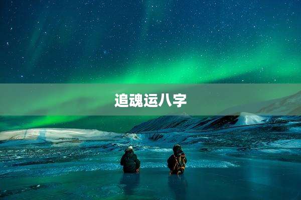 追魂运八字