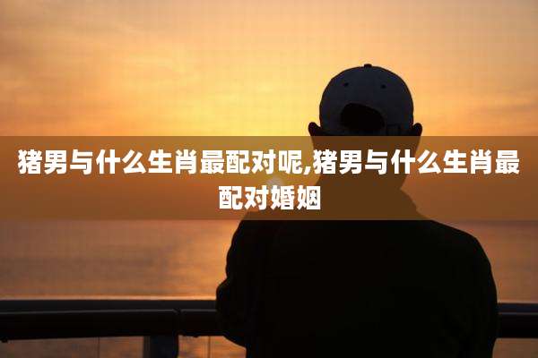 猪男与什么生肖最配对呢,猪男与什么生肖最配对婚姻