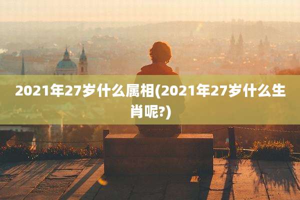 2021年27岁什么属相(2021年27岁什么生肖呢?)