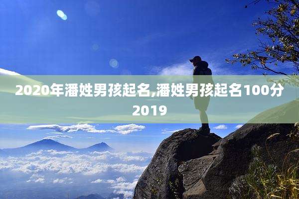 2020年潘姓男孩起名,潘姓男孩起名100分2019