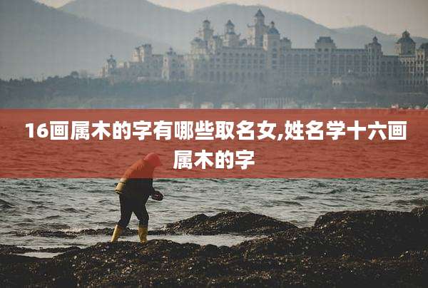 16画属木的字有哪些取名女,姓名学十六画属木的字