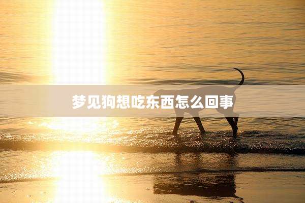 梦见狗想吃东西怎么回事