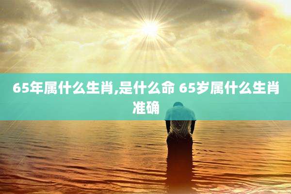 65年属什么生肖,是什么命 65岁属什么生肖准确