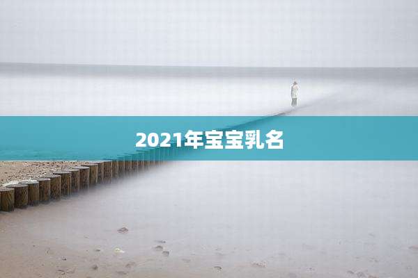 2021年宝宝乳名