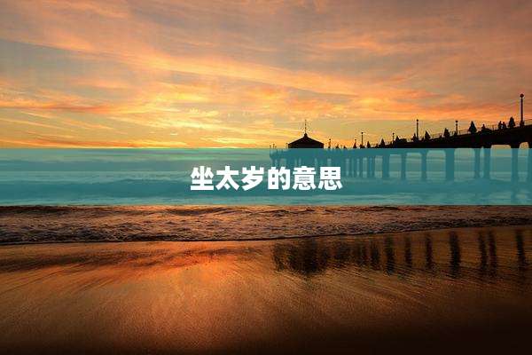坐太岁的意思