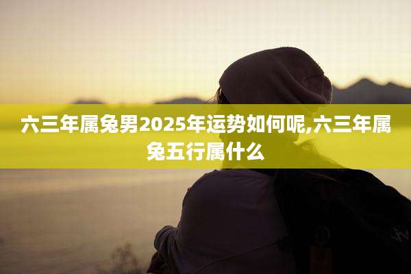 六三年属兔男2025年运势如何呢,六三年属兔五行属什么