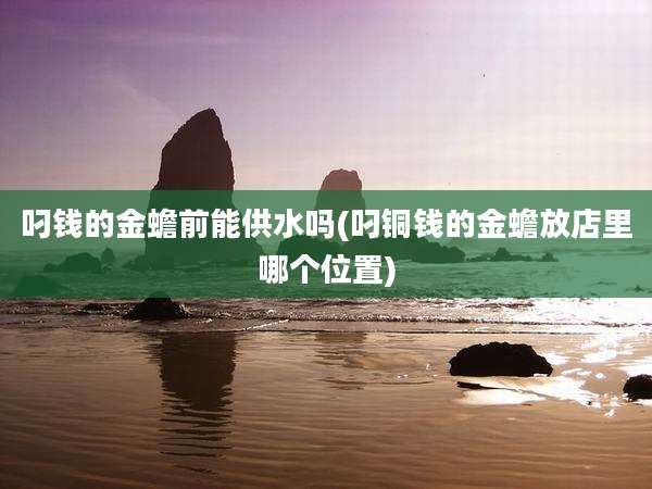 叼钱的金蟾前能供水吗(叼铜钱的金蟾放店里哪个位置)