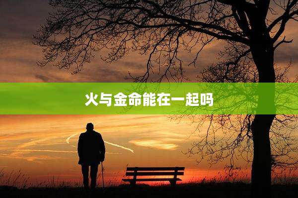 火与金命能在一起吗