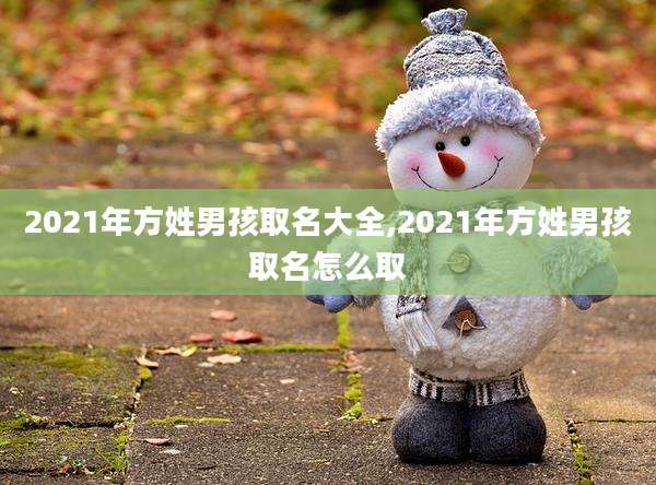2021年方姓男孩取名大全,2021年方姓男孩取名怎么取
