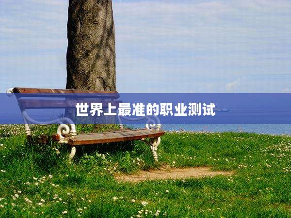 世界上最准的职业测试