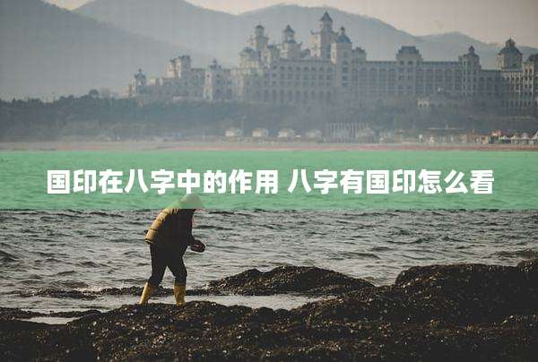 国印在八字中的作用 八字有国印怎么看