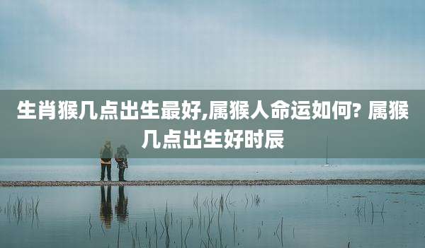 生肖猴几点出生最好,属猴人命运如何? 属猴几点出生好时辰