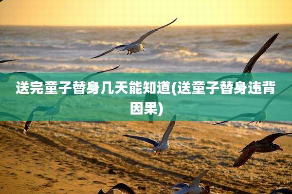 送完童子替身几天能知道(送童子替身违背因果)