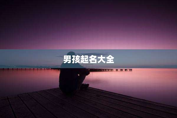 男孩起名大全