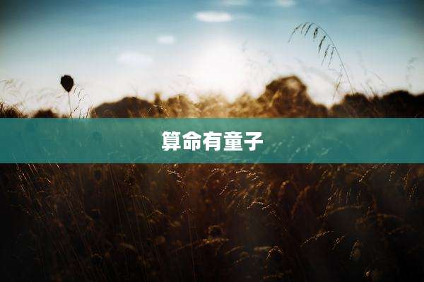 算命有童子