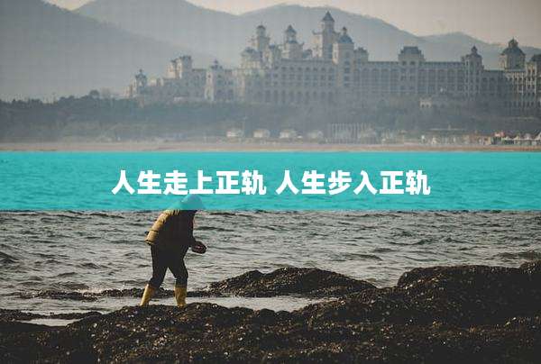人生走上正轨 人生步入正轨